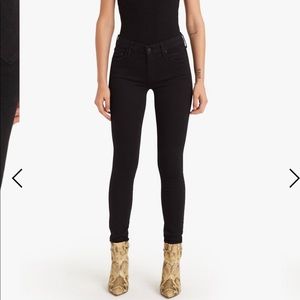 MOTHER The Looker Crop in Not Guilty - Size 24